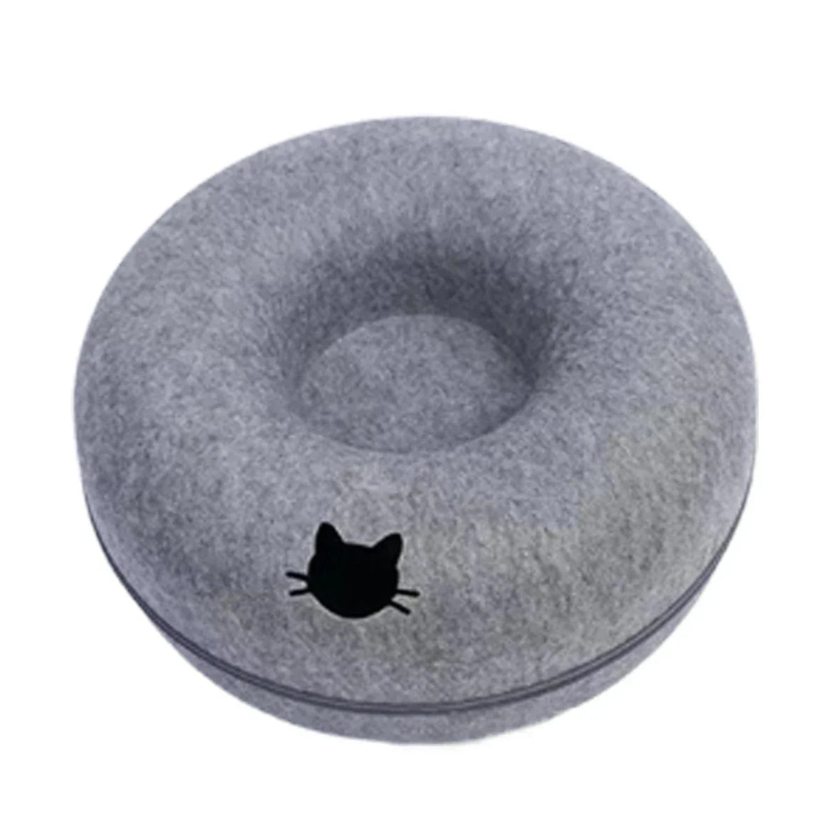 Tunnel Donut Cat Bed - Interactive Play & Sleep Combo - Petmartopia