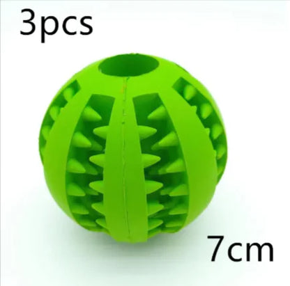 3-in-1 Dog Treat Ball - Slow Feeder & Dental Toy