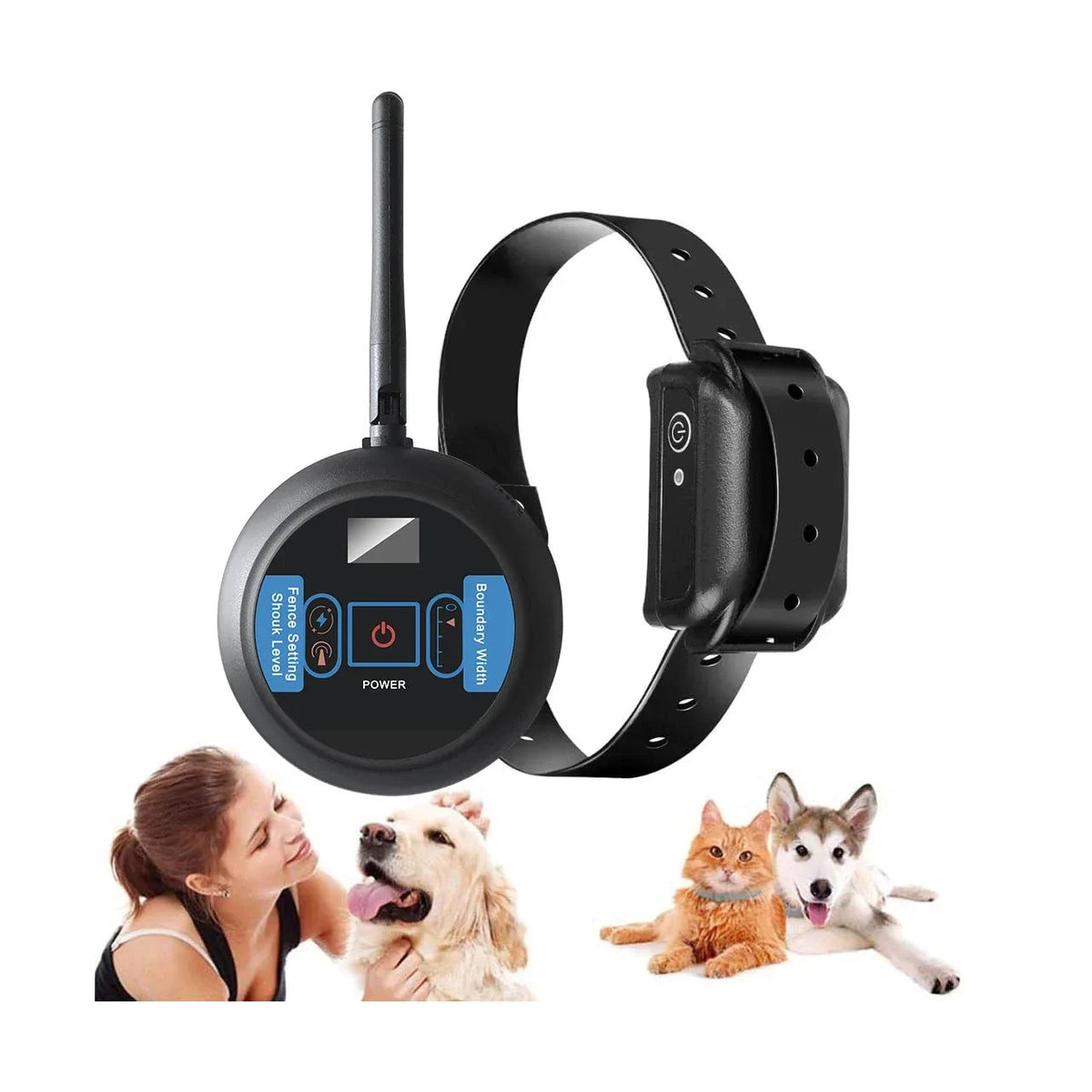 Wireless Pet Fence System - Safe Boundary Training - Petmartopia