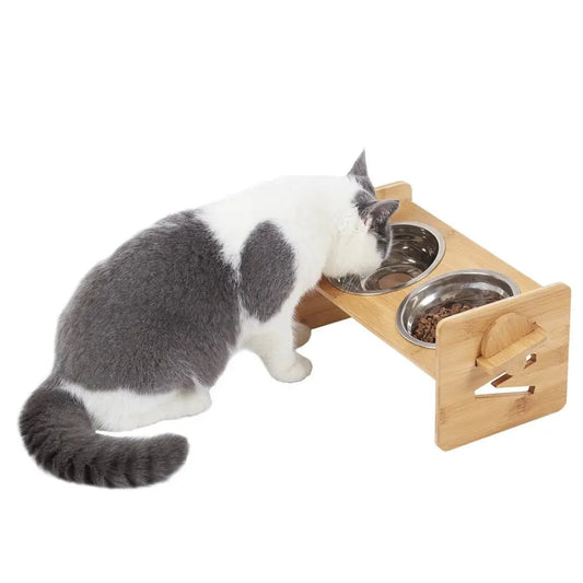 Adjustable Elevated Pet Bowls - Petmartopia