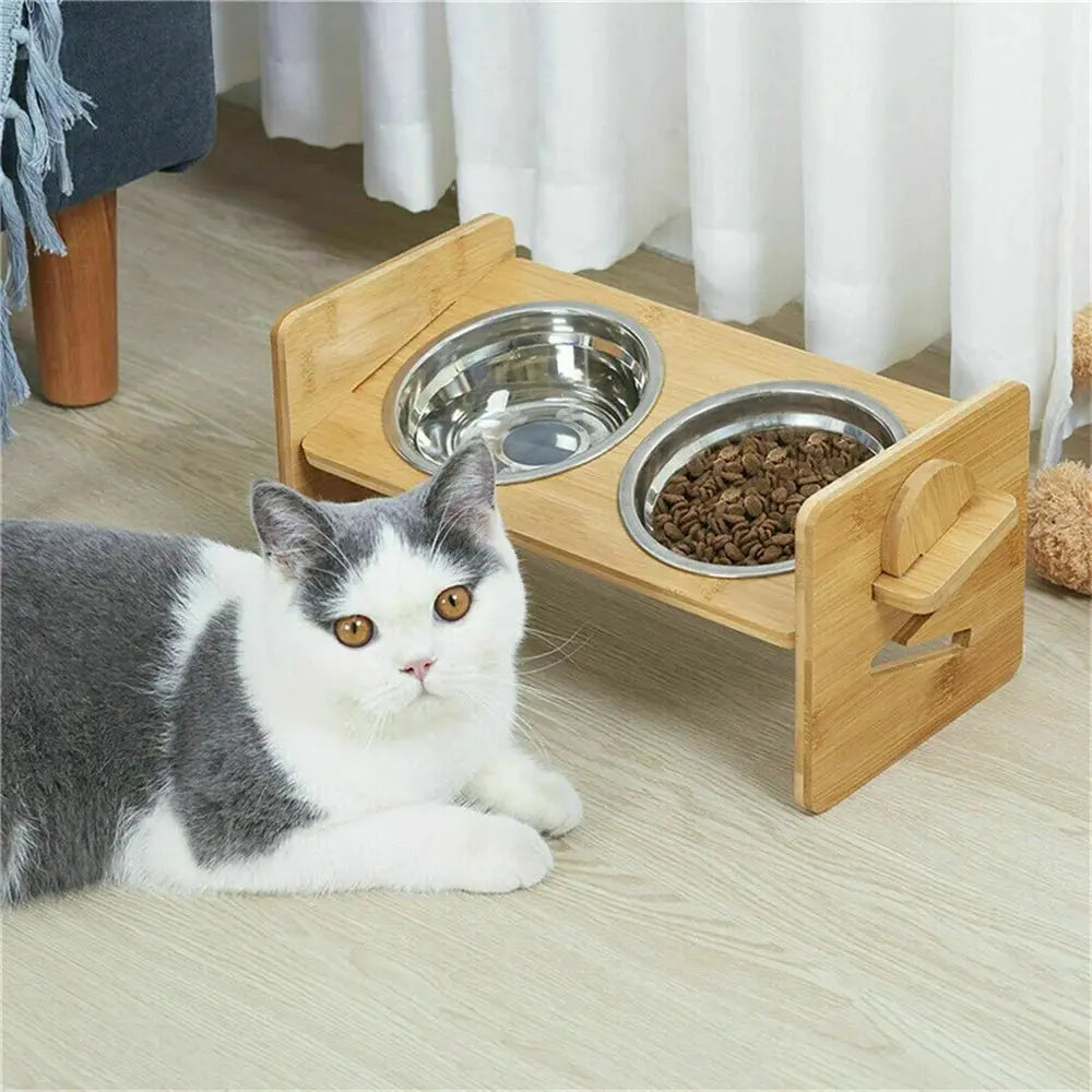 Adjustable Elevated Pet Bowls - Petmartopia