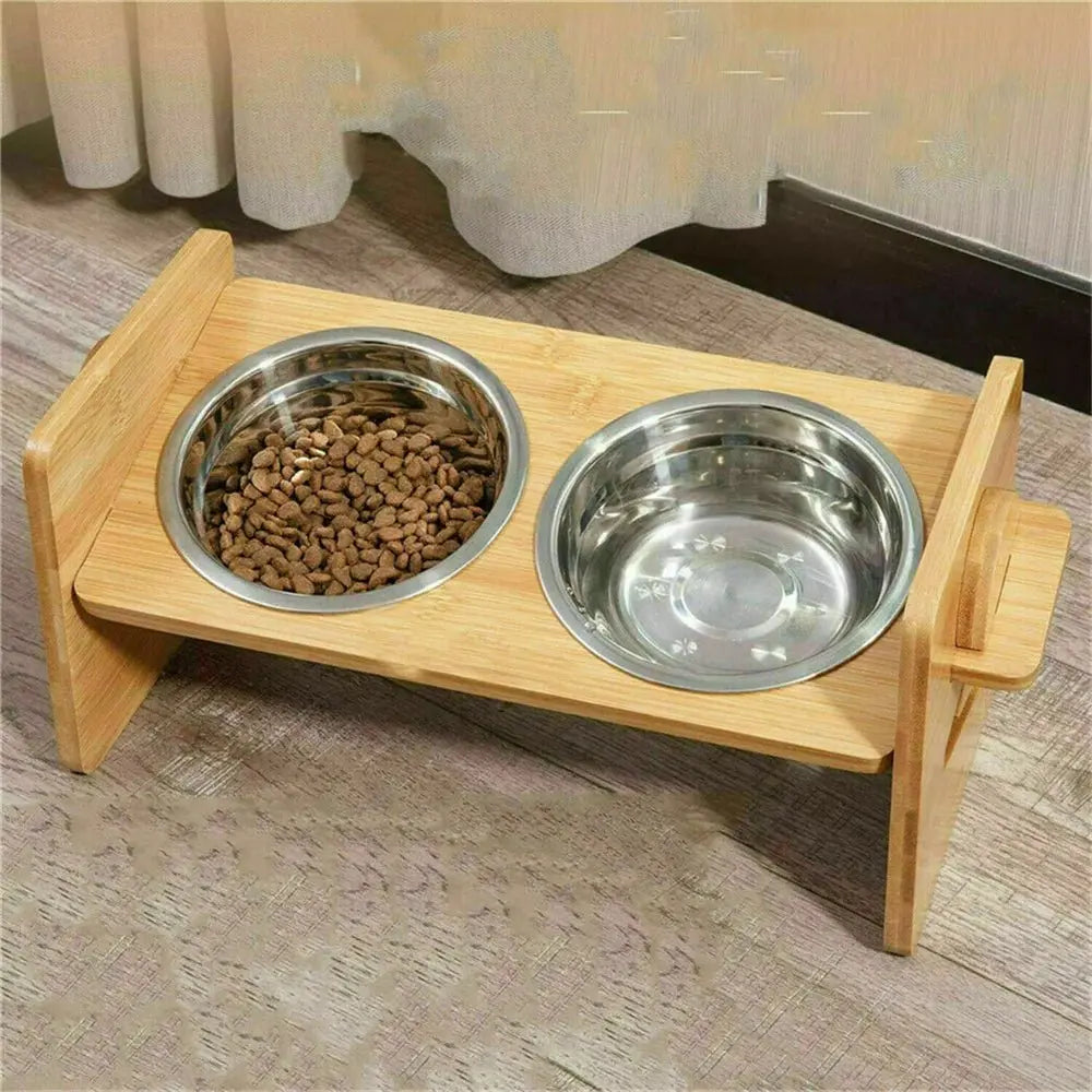 Adjustable Elevated Pet Bowls - Petmartopia