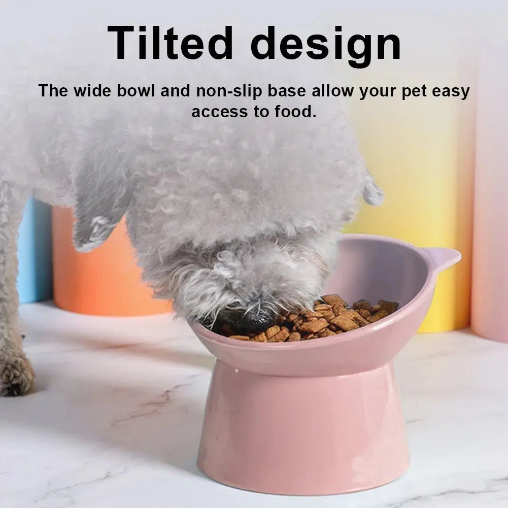 Anti Vomiting Ergonomic Raised Cat Bowl - Petmartopia