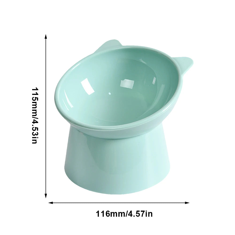 Anti Vomiting Ergonomic Raised Cat Bowl