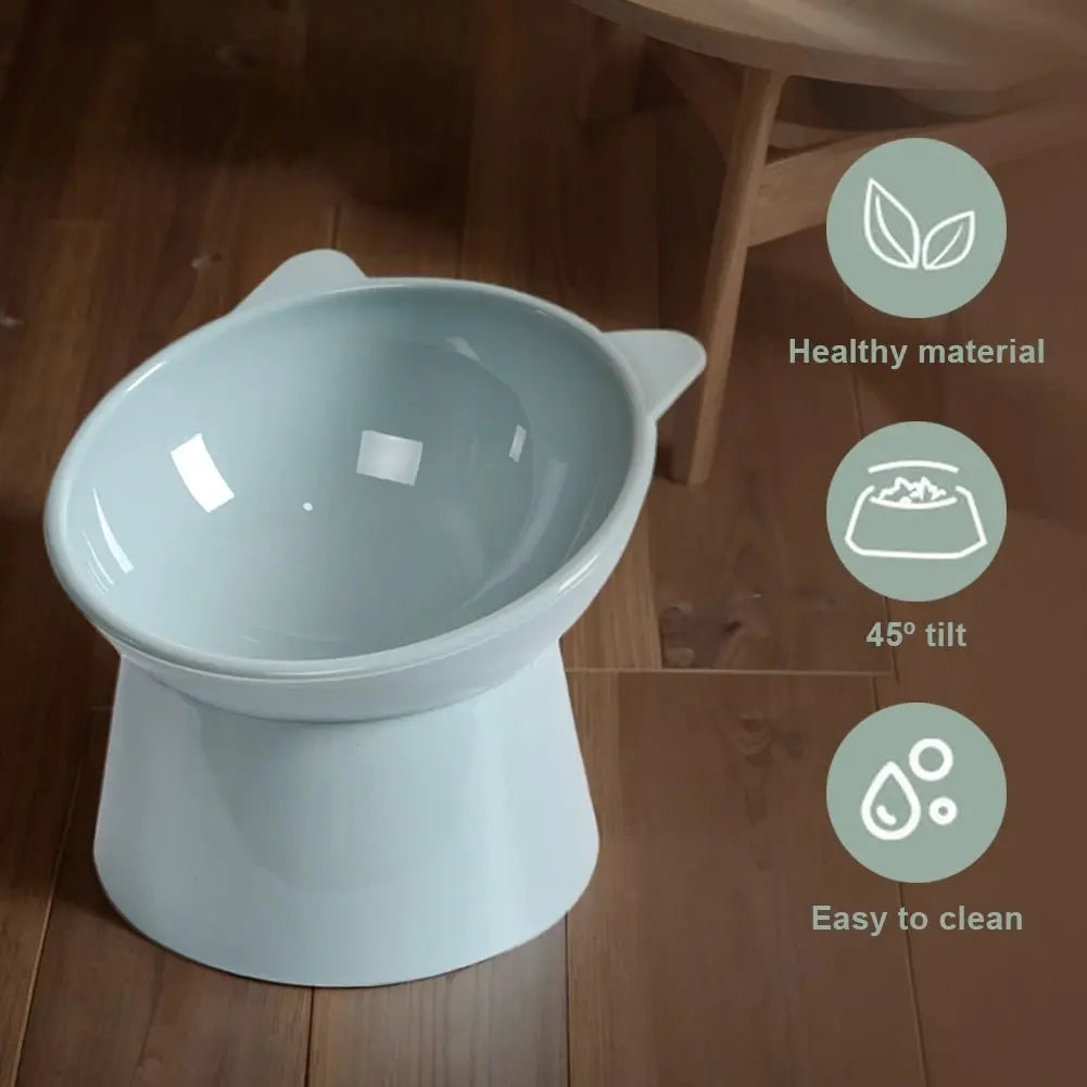 Anti Vomiting Ergonomic Raised Cat Bowl - Petmartopia