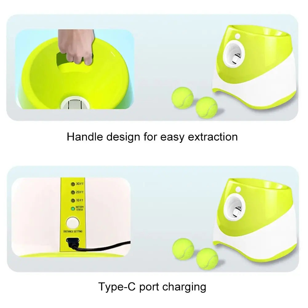 Automatic Dog Ball Launcher Interactive - Fetch Machine - Petmartopia