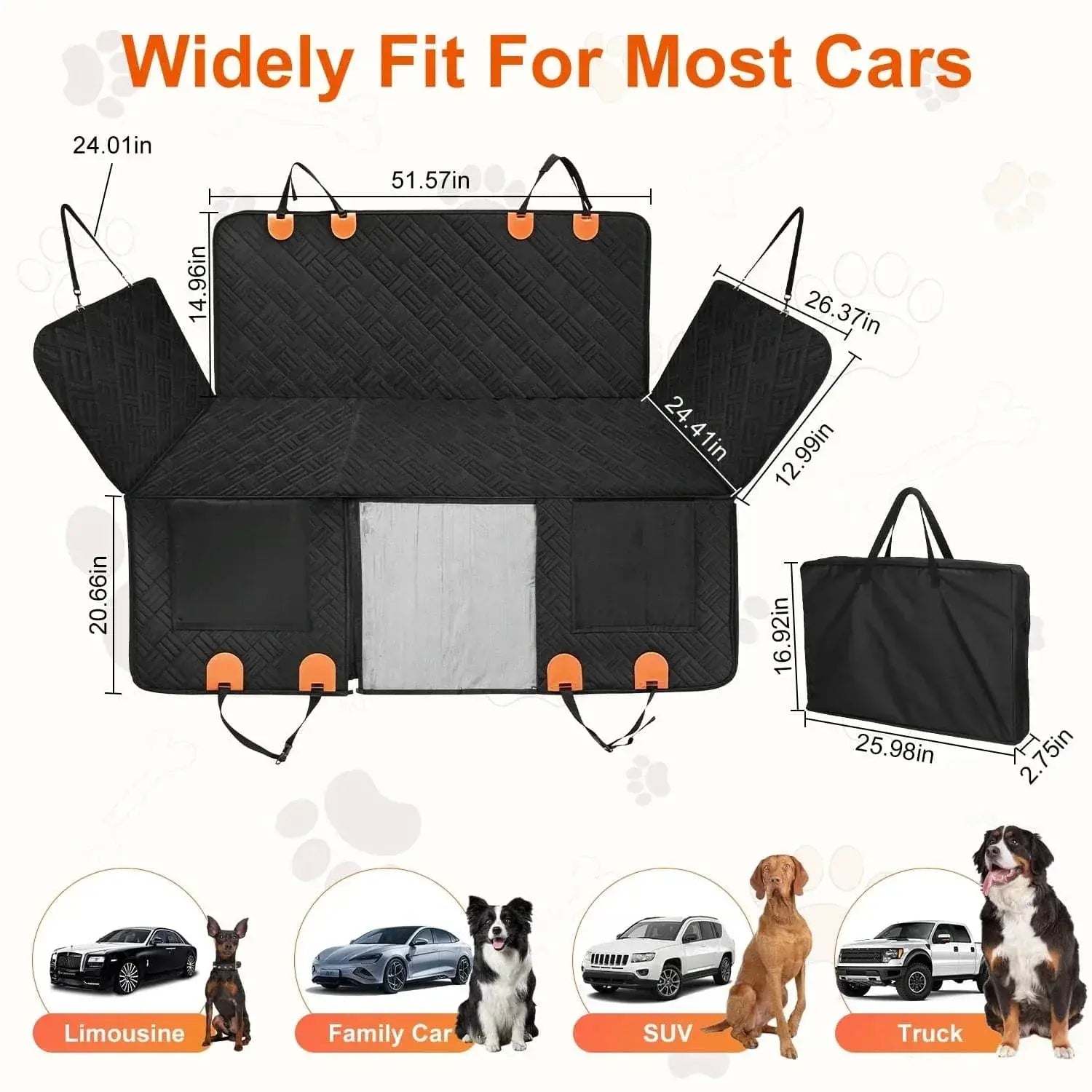 Dog Car Seat Cover - Petmartopia