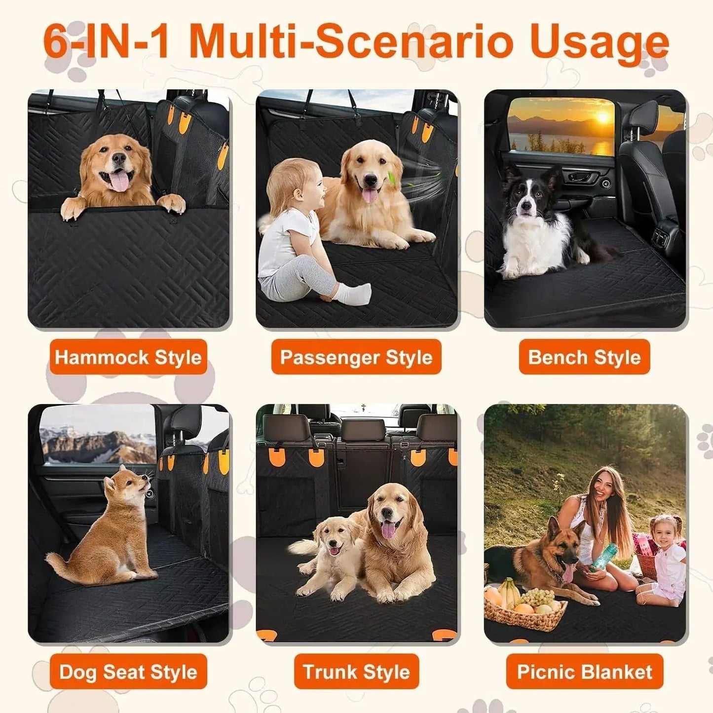 Dog Car Seat Cover - Petmartopia