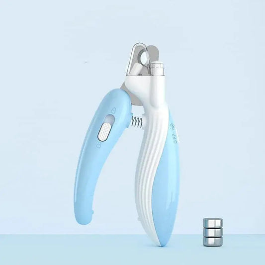 Beds & Furniture Light Blue Pet Nail Clippers Dog Nail Clippers Cat Nail Clippers LED Electric Nail Grinder Pet Supplies LED Light Pet Nail Clippers