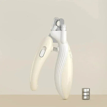 Beds & Furniture Light coffee Pet Nail Clippers Dog Nail Clippers Cat Nail Clippers LED Electric Nail Grinder Pet Supplies LED Light Pet Nail Clippers
