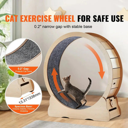 Cat Exercise Wheel - Large 43" - Petmartopia