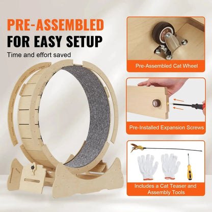 Cat Exercise Wheel - Large 43" - Petmartopia