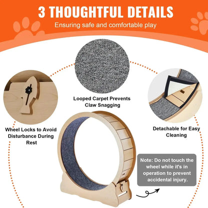 Cat Exercise Wheel - Large 43" - Petmartopia