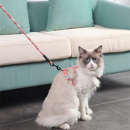 Cat Harness Escape Proof I Shaped Chest Design – Secure Fit - Petmartopia