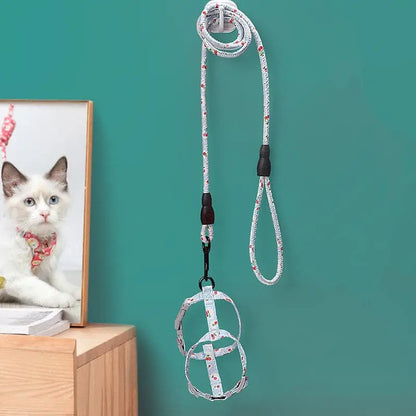 Cat Harness Escape Proof I Shaped Chest Design – Secure Fit - Petmartopia