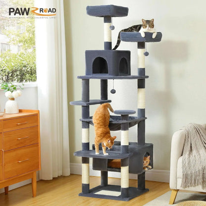 Cat Tree - Multi - Level with Hammock - Petmartopia