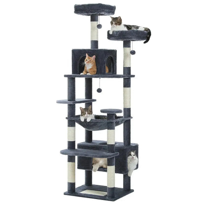 Cat Tree - Multi - Level with Hammock - Petmartopia