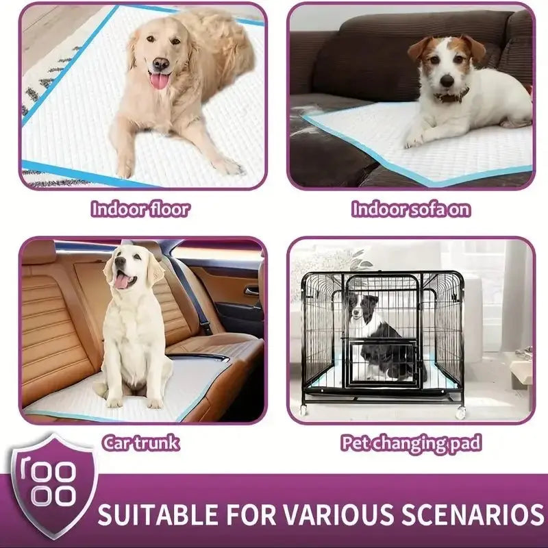 Disposable Dog Training Pads - Super Absorbent & Leak - Proof - Petmartopia