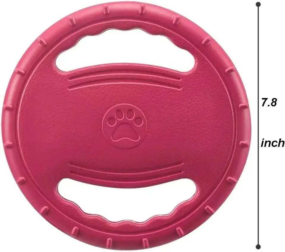 Dog Flying Disc Toy Durable - Soft Rubber by Petmartopia - Petmartopia