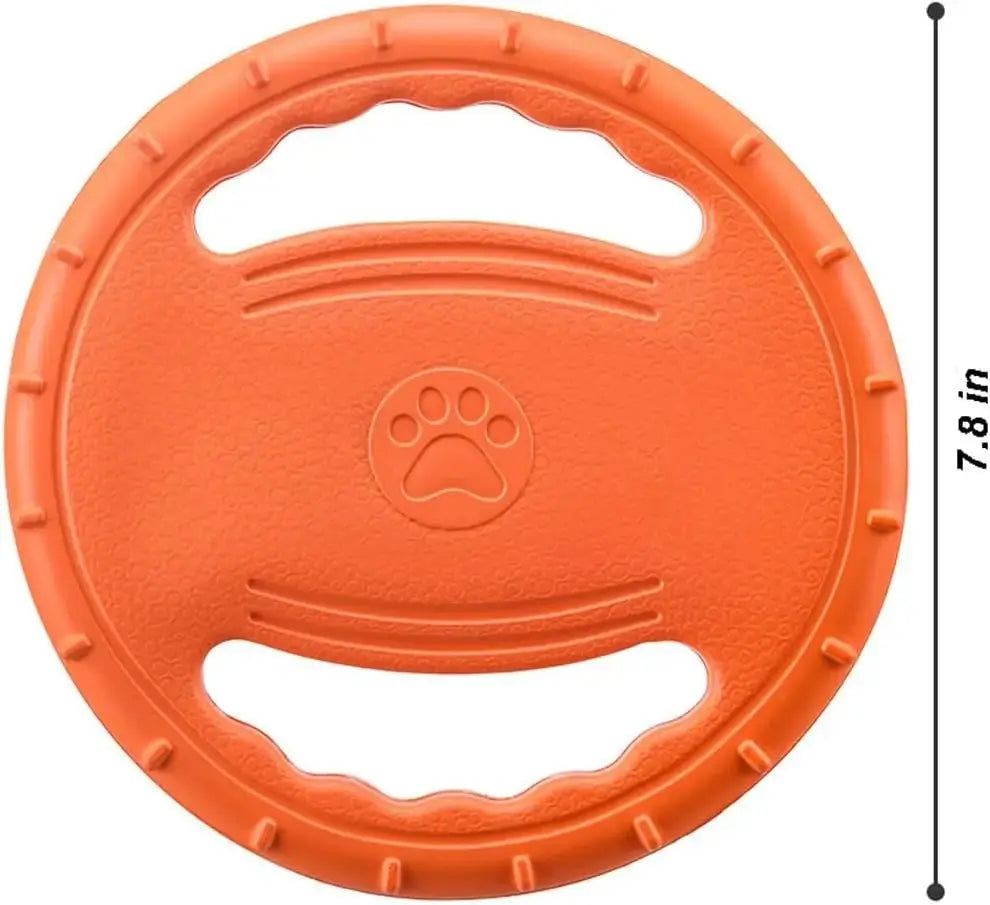 Dog Flying Disc Toy Durable - Soft Rubber by Petmartopia - Petmartopia
