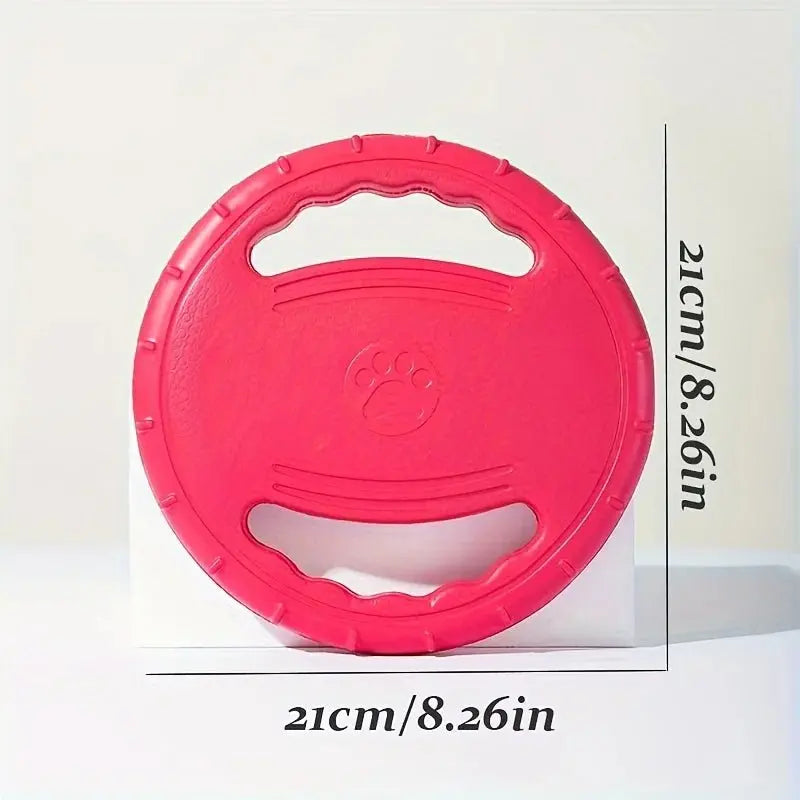 Dog Flying Disc Toy Durable - Soft Rubber by Petmartopia - Petmartopia