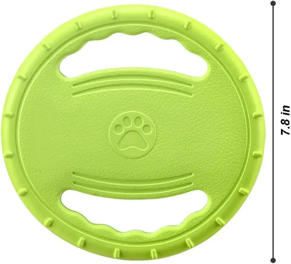 Dog Flying Disc Toy Durable - Soft Rubber by Petmartopia - Petmartopia
