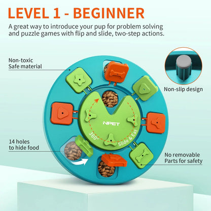 Dog Slow Feeder Puzzle Toy - Prevents Bloat | Petmartopia - Petmartopia