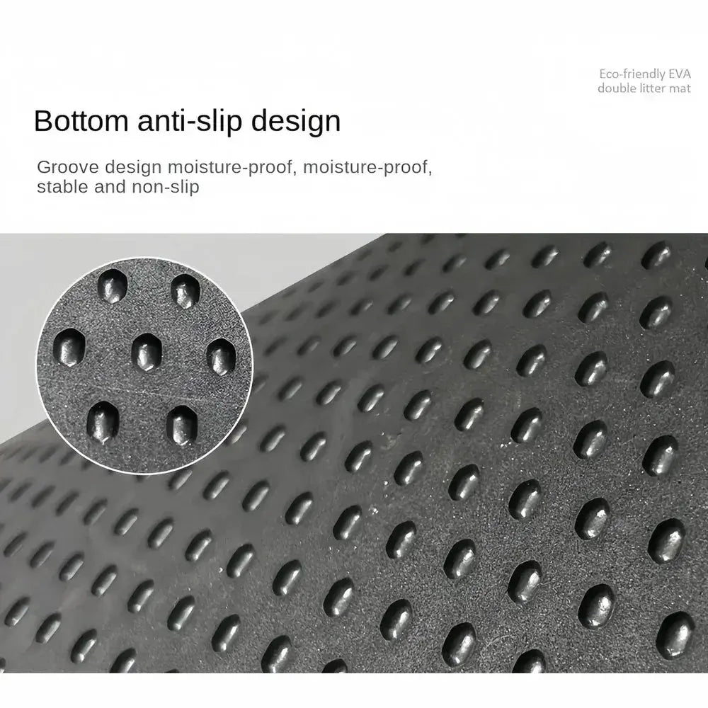 double - layer cat litter mat for Clean Floors - Petmartopia