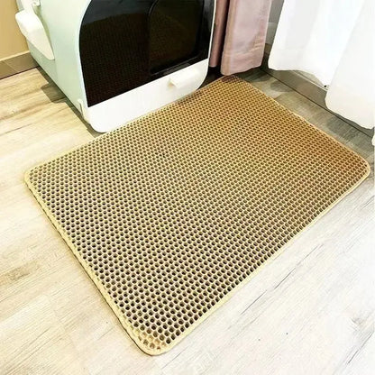 double - layer cat litter mat for Clean Floors - Petmartopia