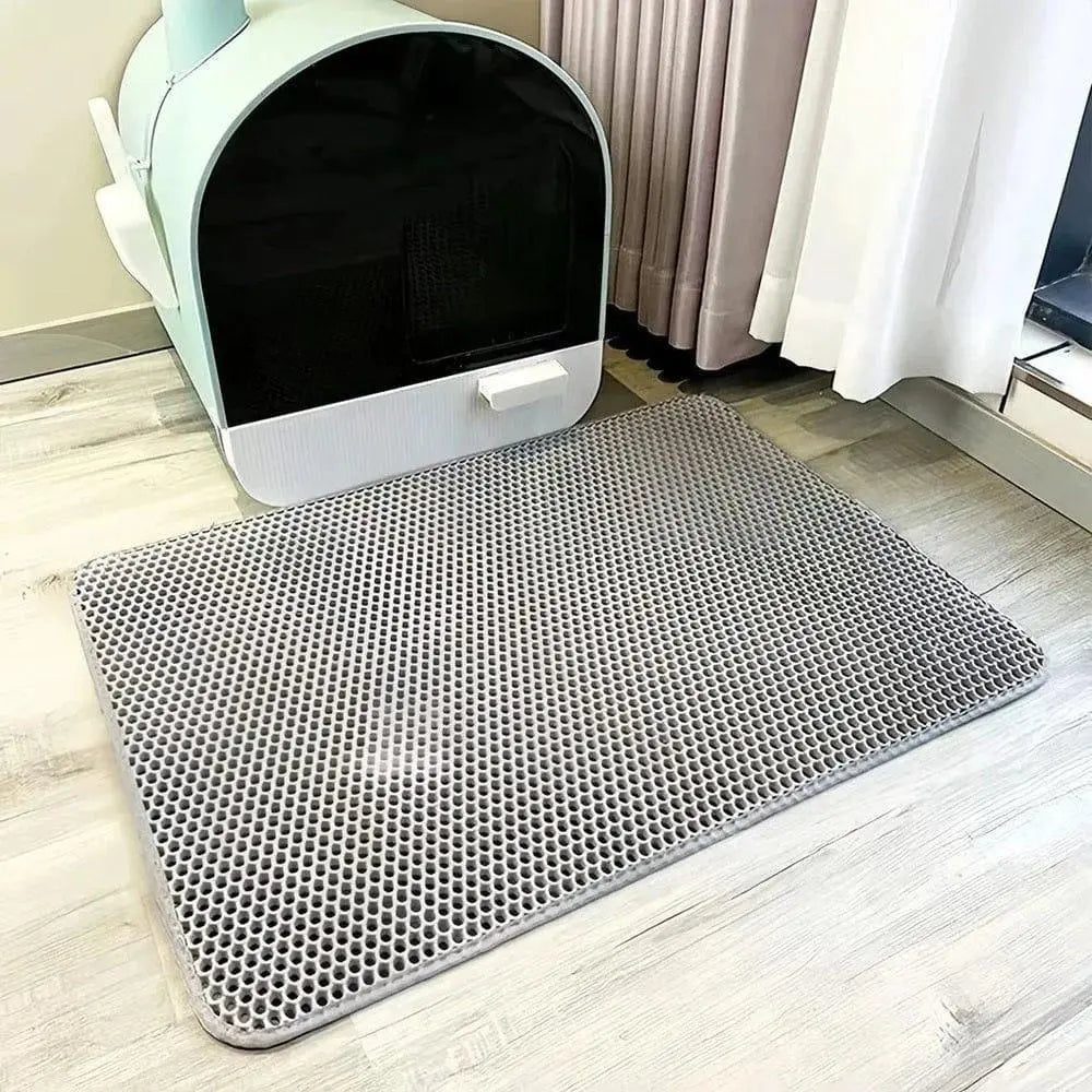 double - layer cat litter mat for Clean Floors - Petmartopia