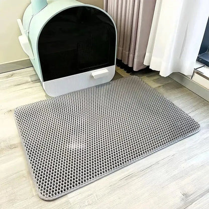 double - layer cat litter mat for Clean Floors - Petmartopia