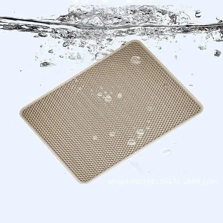 double - layer cat litter mat for Clean Floors - Petmartopia