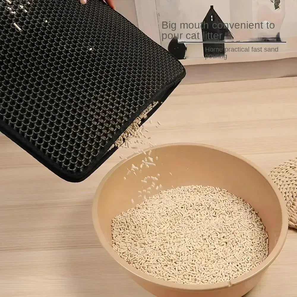 double - layer cat litter mat for Clean Floors - Petmartopia