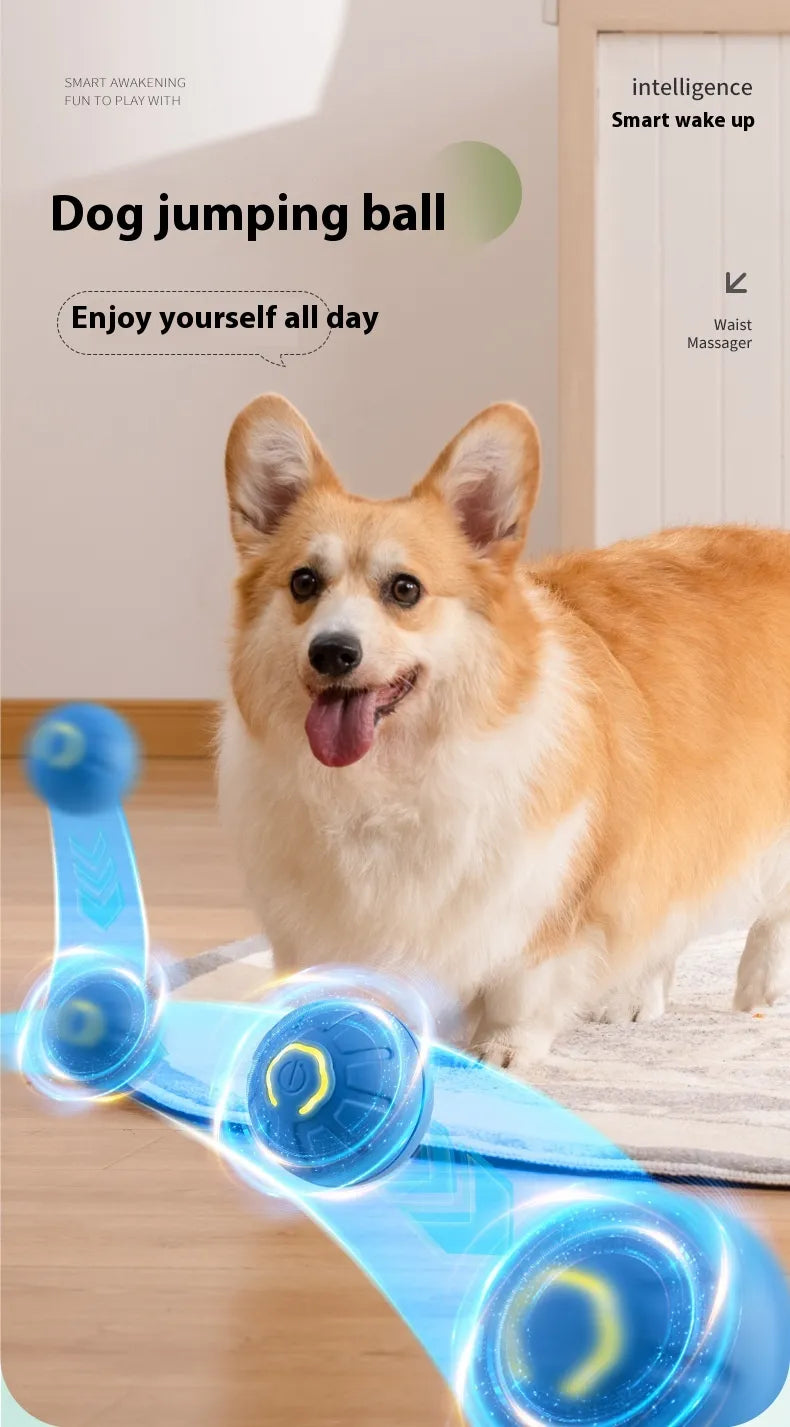 Smart Automatic Dog Ball - Interactive Moving Toy