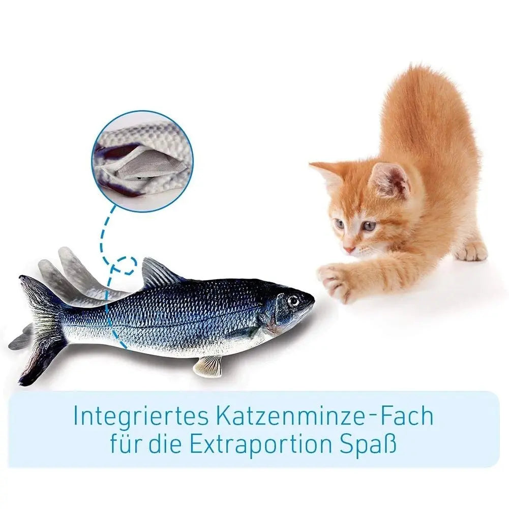 Electric Floppy Fish Realistic Cat Toy - Petmartopia