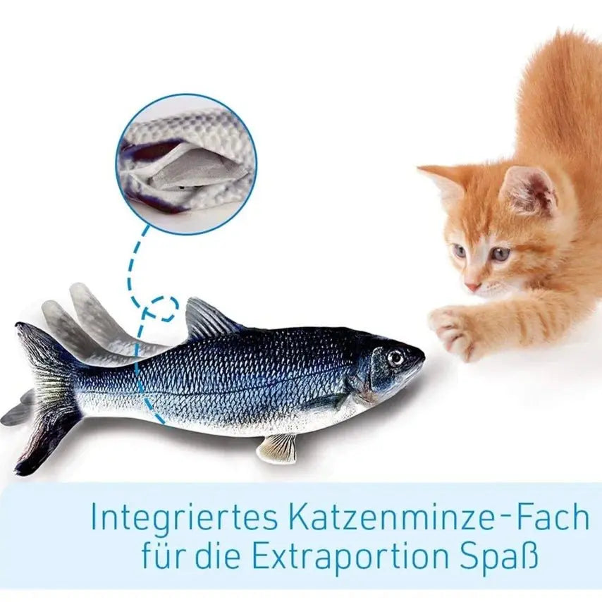 Electric Floppy Fish Realistic Cat Toy - Petmartopia