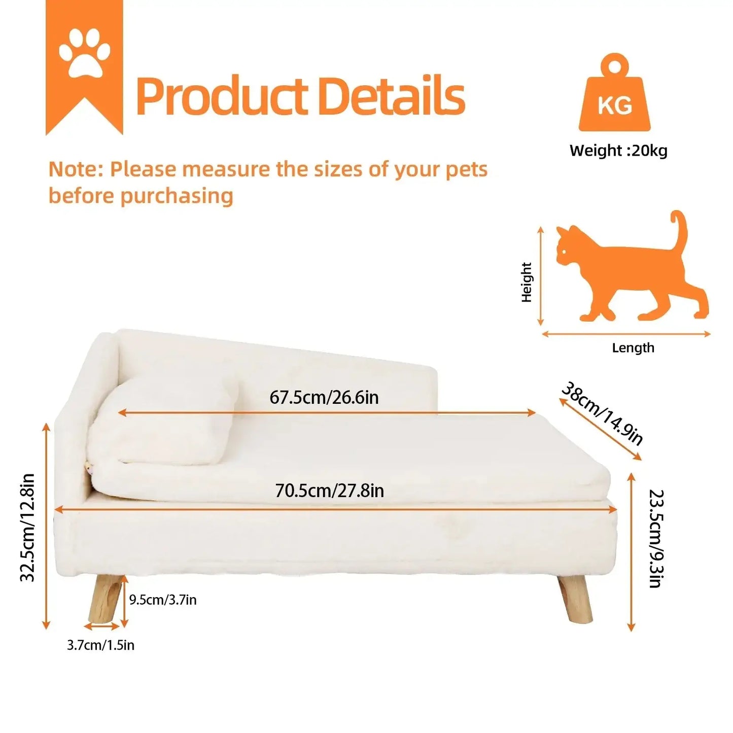 Elevated Cooling Pet Bed for Dogs & Cats - Petmartopia
