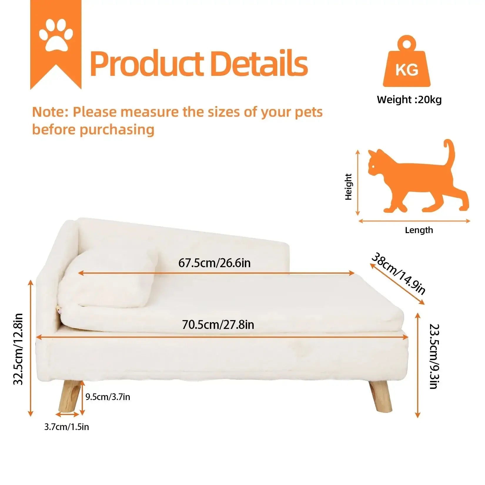 Elevated Cooling Pet Bed for Dogs & Cats - Petmartopia