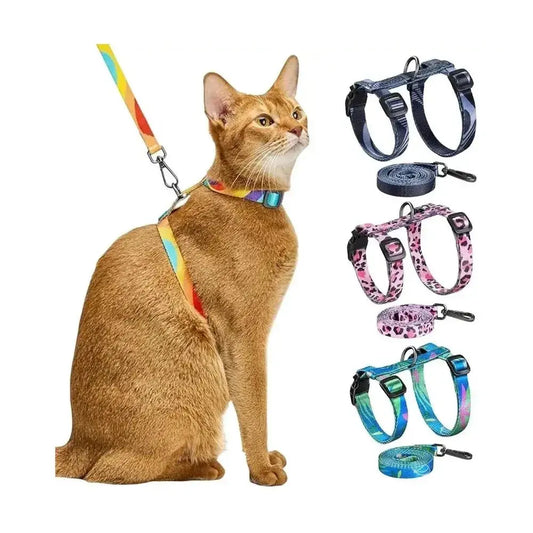 Escape Proof Cat Harness Leash - Adjustable, Secure - Petmartopia