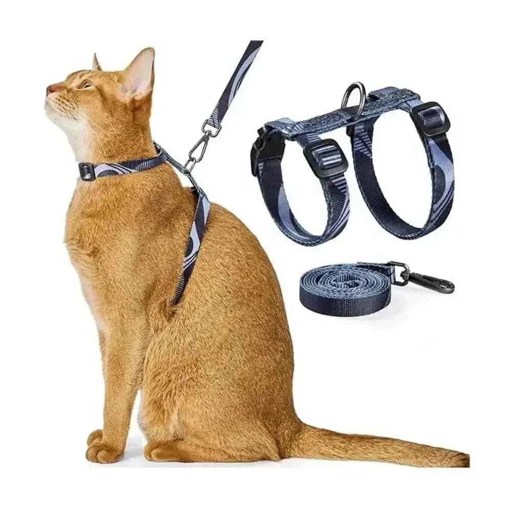 Escape Proof Cat Harness Leash - Adjustable, Secure - Petmartopia
