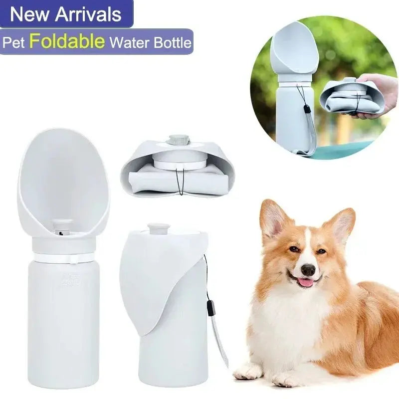 Foldable Dog Travel Drinking Bottle - Petmartopia