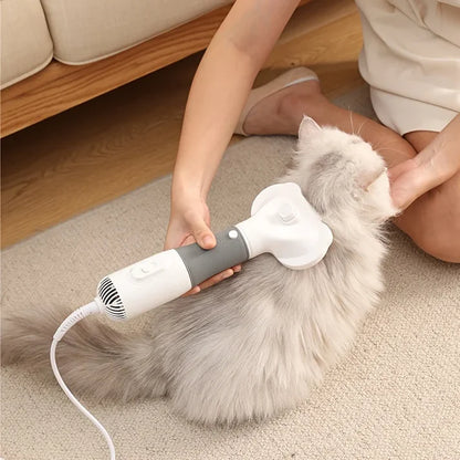 2-in-1 Pet Hair Dryer Brush