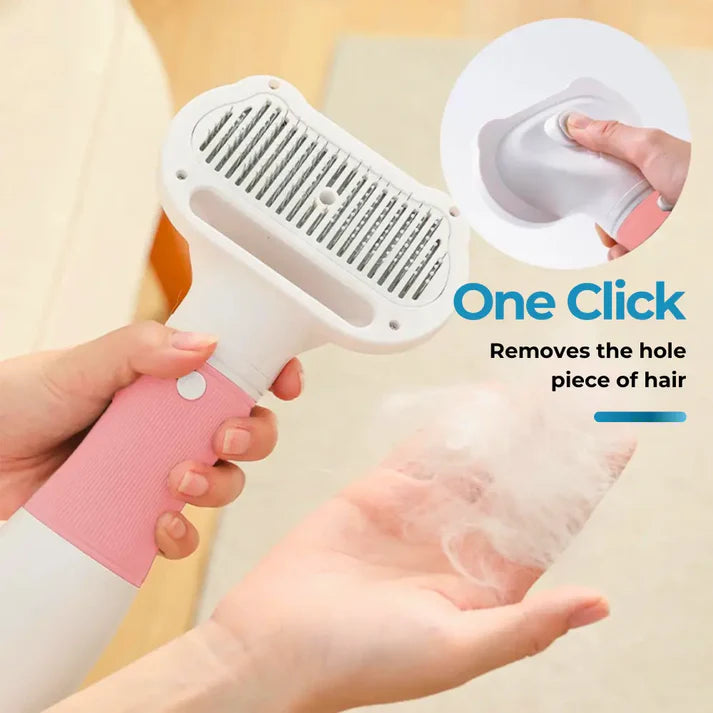 2-in-1 Pet Hair Dryer Brush