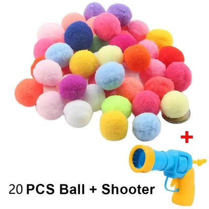 Interactive Cat Toy Gun Ball Launcher - Petmartopia - Petmartopia