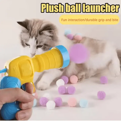 Interactive Cat Toy Gun Ball Launcher - Petmartopia - Petmartopia