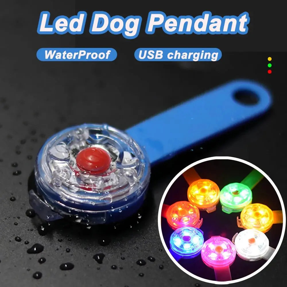 Night Safety Waterproof Luminous Collar Pendant - Petmartopia