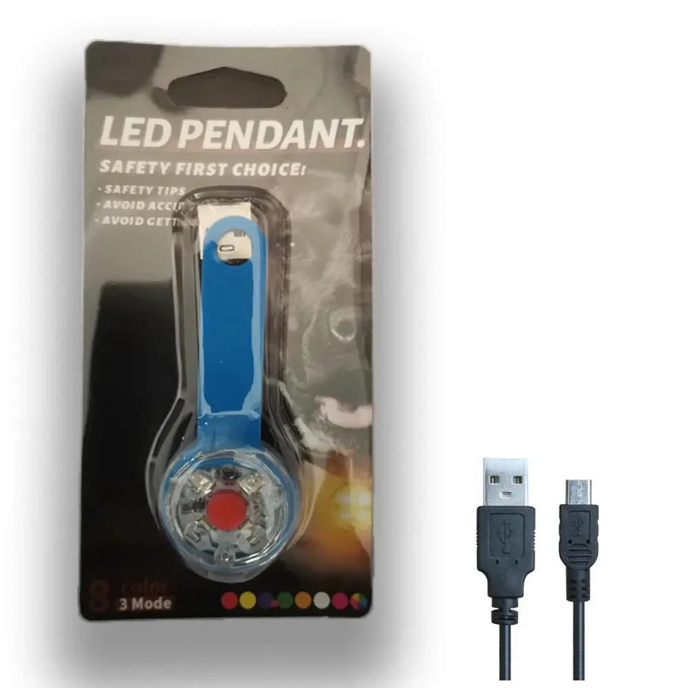 Night Safety Waterproof Luminous Collar Pendant - Petmartopia