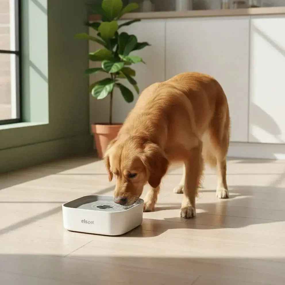 No - Spill Floating Water Bowl - Keep Floors Dry - Petmartopia