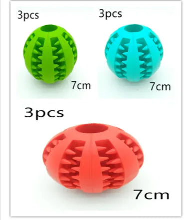 3-in-1 Dog Treat Ball - Slow Feeder & Dental Toy
