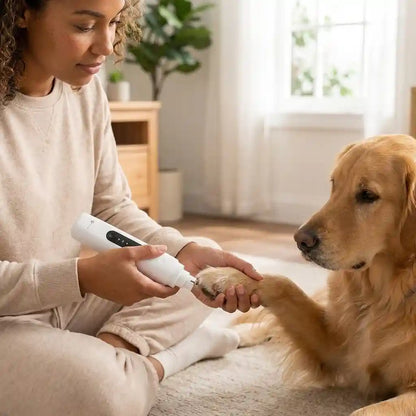 UltraQuiet™ 4-in-1 Precision Pet Grooming Kit – Clipper, Trimmer & Nail Grinder (USB-C)